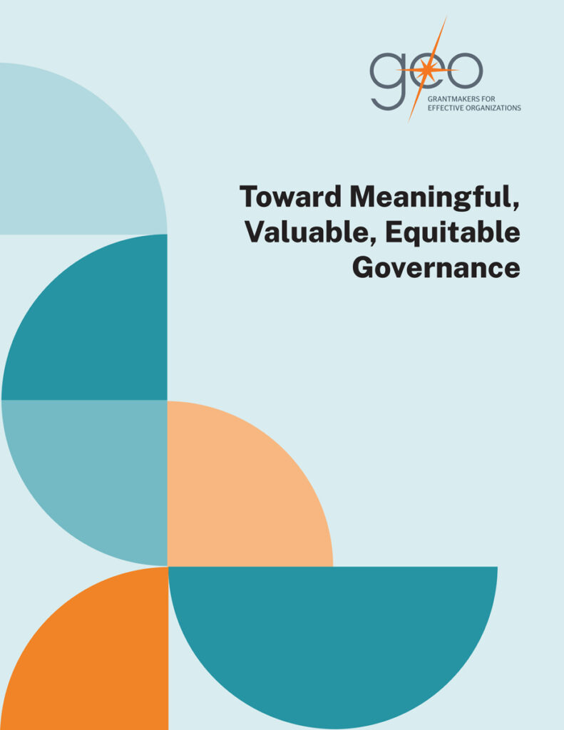 Cover of Toward Meaningful, Valuable, Equitable Governance